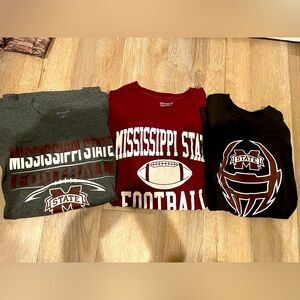 Men’s Mississippi State Champion Multi-Color Shortsleeved T-Shirt Bundle Size L